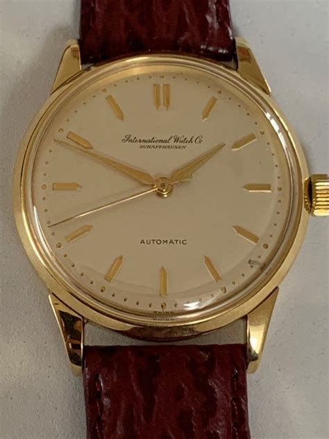 iwc uhren gold 1950